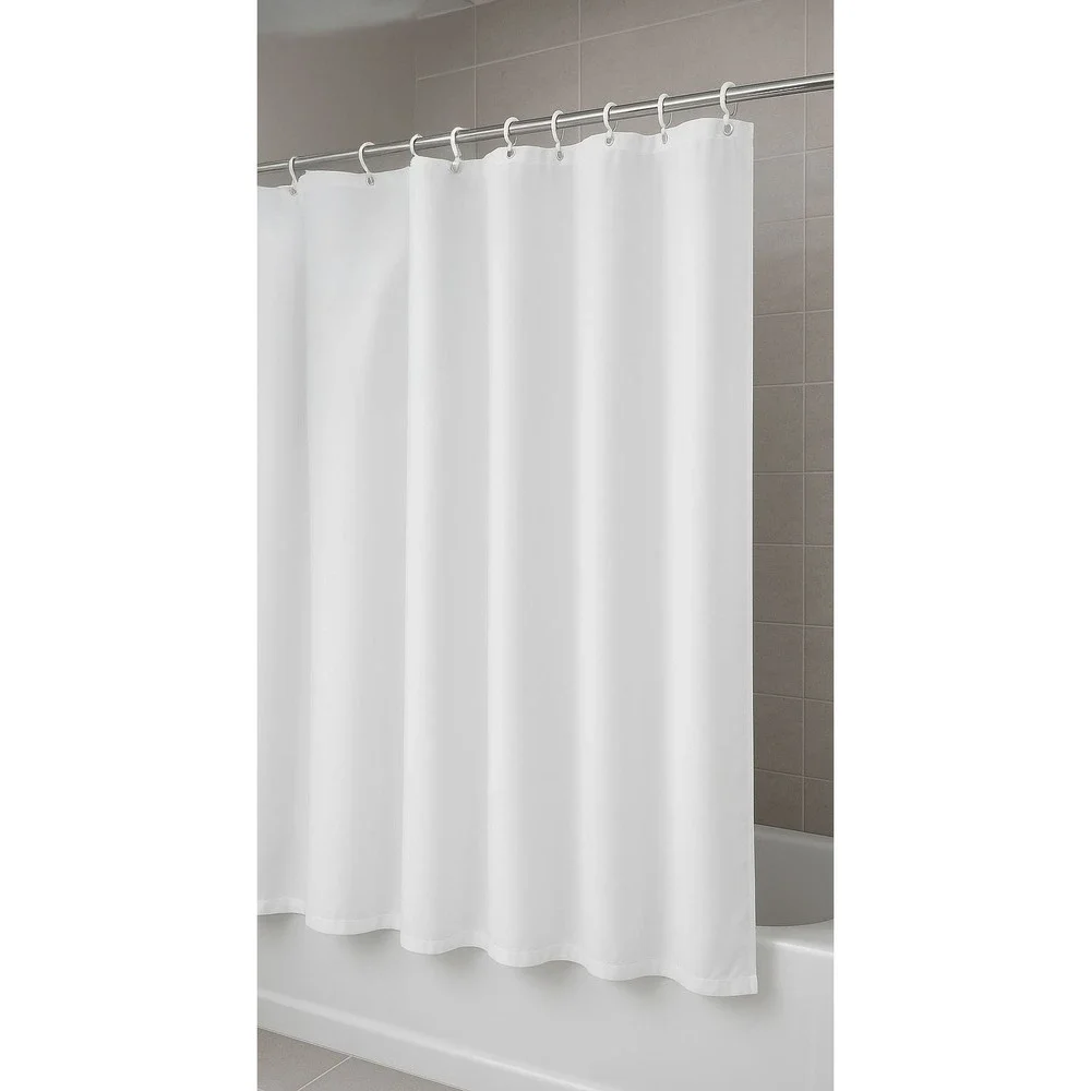 EMLTHORY White Waterproof Bathroom Window Curtain 40x36 Small